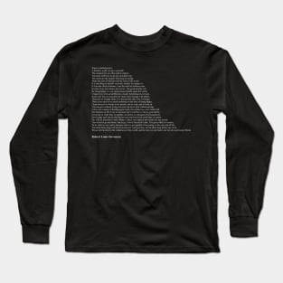 Robert Louis Stevenson Quotes Long Sleeve T-Shirt